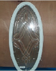 Metal Oval Medieval Zinc 3/4